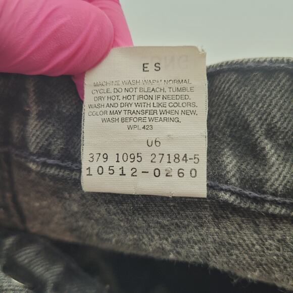 Vintage 90s Levi's 512 Jeans 29 Waist Made in USA High Rise Mom Jean Slim Fit - Picture 6 of 6